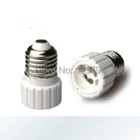 10pcs/lot Free Shipping E27 to GU10 Adapter Converter Base holder socket Gu10 to E27 for LED Light Lamp Bulbs