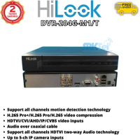 HILOOK DVR-204G-M1/T DVR 4CH 4 Channel SUPPORT CCTV 2MP & AUDIO