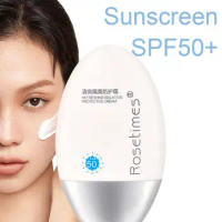 50ML Essence UV Sunscreen SPF50 Women Face Sunscreen Oil Control Waterproof Sunscreen for Sensitive Skin Body Care D2T4