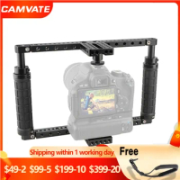 CAMVATE Camera Cage Rig For Canon EOS-1DC/Canon 1DX/Nikon D3X/D3S/D800/D800/810/850/a7/a7S/a7R/a7II/a7RII/a7SII/Fujifilm X-T2