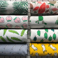 Linen Seven Color Daisy Linen Trade Home Textile Background Bundle Pocket Cloth Linen Cotton Fabric Rough Solid Linen Fabric 2