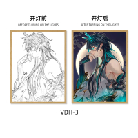 [Cheap] Honkai Star Rail Dan Heng Drinking Moon Lord Peripheral Light Painting Figurine Standee Star