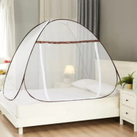 Summer ,Bunk Bed Mosquito Net for Student Dormitory, Anti-fall, Full-bottom,Mosquito Net,Home, Single Door, Yurt Mosquito Net