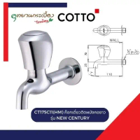 CT175C11(HM) ก๊อกเดี่ยวติดผนังคอยาว รุ่น NEW CENTURY