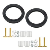 2sets Rubber RV Toilet Seal 385311658 T-screw Nuts Washer Bolt for Dometic 320/310/300 Series RV Motorhome Trailer Toilet Flange