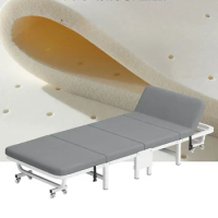 Single Folding Bed Sleep Portable Sofa Campsite Folding Bed Bedroom Sofa Floor Travel Folding Bed Minimalist Furniture