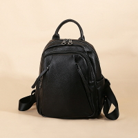 現貨+預購 真牛皮後背包側背包真皮革雙肩包托特包隨身女包包-防潑水真皮隔層後背包74lv37【獨家進口】【米蘭精品】