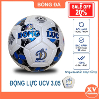 Quả bóng đá, trái banh Động Lực UCV 3.05 size 4, size 5 chính hãnġ tặng kèm kim bơm, túi lưới đựnġ, 