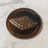 Koin Langka Koleksi Kolektor Medali Peringatan Pemugaran Candi Borobudur Tahun 1983