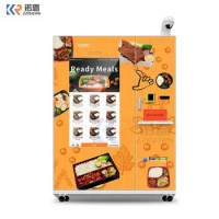 Automatic Frozen Food Vending Machine Frozen Meal Box Bento Vending With Microwave Heating Function