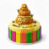 Cetakan Jelly Cetakan Coklat Pagar Sarang Lebah Plastik Dekorasi Kue