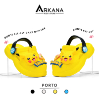 New Produk Arkana- Sandal Baim Anak Laki dengan karakter lucu Porto Kids Zoltix Clogz