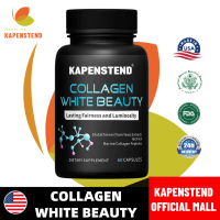 KAPENSTEND Collagen White Beauty - Suplemen Pemutih, Kolagen, Antioksidan, Anti Penuaan, Pengurangan