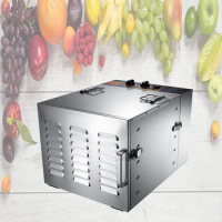 Electric Food Dryer Fruits Dehydrator Machine 220V 110V Food Dehydrator Stainless Steel