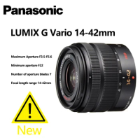 Panasonic LUMIX G Vario 14-42mm / F3.5-5.6 II ASPH. / MEGA O.I.S. Digital Interchangeable Zoom Lens - H-FS1442A