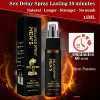 Sex Delay Spray for Men Non-Numbing Male Delay Ejaculation Sex Spray Man Prolong Sprays Penis Premature Ejaculation