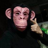 Big-eared King Kong Mask Monkey Emulsion Mask Halloween Horror Dress Up Props Show