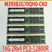 For Samsung RAM 16GB 16G 2Rx4 PC3-12800R DDR4 1600 ECC REG Server Memory M393B2G70QH0-CK0