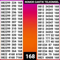 NOMOR CANTIK TELKOMSEL SIMPATI HOKI 168 ILUFA 0813 777 32 168