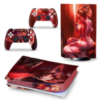 For Ps5 Console Skins Disc Version Autocollants Ps5 Aufkleber Compatible with Pegatinas ps5 Control Adesivi Ps5 Zubehör