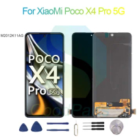 For XiaoMi Poco X4 Pro 5G LCD Display Screen 6.67" 2201116PG Poco X4 Pro 5G Touch Digitizer Assembly Replacement