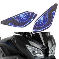 Motorcycle Headlight Sticker For Yamaha MT-09 MT09 MT 09 Tracer 2017-2018 Moto Front Fairing Head Light Protection Stickers