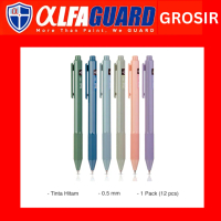 Deli Nusign Gel Pen / Pulpen Gel Tinta Hitam Warna Pastel NS559