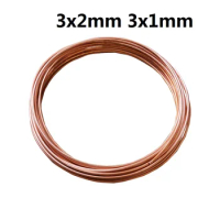 3mm od 0.5mm 1mm thick 3x2mm 3x1mm Copper coil T2 air conditioner coiler coil pipe scroll Capillary Copper soft tube