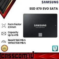 Samsung SSD 870 EVO 2TB Sata 3 - SSD V Nand 2.5"