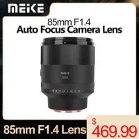 Meike Full Frame 85mm F1.4 Auto Focus Large Aperture Portrait Lens (STM Motor) for Sony E mount,Nikon Z mount ,L-mount