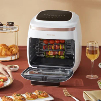 Air Fryer Oven Toaster Barbecue Machine Household Desktop Oven Touch LCD Visual Air Fryer Dried Fruit Machine