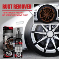 Car Iron Powder Remover Rust Wheel Paint Iron Remover Spray Rust Remover For Metal Dust Rim Rust Cleaner Paint Rust Converter