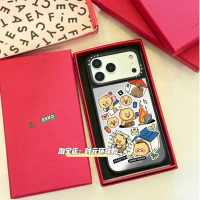 เคส iPhone, การออกแบบหมี KAKAO FRIENDS ร่วม, การออกแบบเซลฟี่, การดูดแม่เหล็ก, การป้องกันการกระแทก Ma