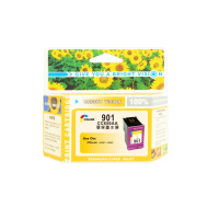 【向日葵】for HP NO.901 CC656AA 彩色環保墨水匣(適用OfficeJet 4500/J4580/J4660)