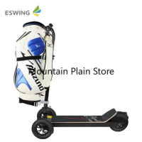ESWING 3 Wheel Electric Scooter 500w Powerful Three Wheel Golf Board Electric Golf Scooter with Golf Bag Holder