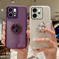 Sarung Telefon, Pendakap Cincin Bersinar Kilat, Sarung untuk OPPO Reno 14 / Reno 14 Pro / Reno 14F,