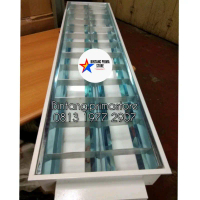 Kap Lampu RM / Kap Reflector Mirror dengan Konde 2x36 Watt merk Lokal