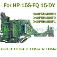 For HP 15S-FQ 15-DY Laptop motherboard DA0P5HMB8H1 DA0P5HMB8F0 DA0P5HMB8F1 with CPU I3-1125G4 I5-1135G7 100% Tested Work