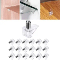 Furniture Bracket Suction Cup Glass Shelves Stand Shelf Support Stud Cabinet Hold Plate Support Cupboard Pegs Pin