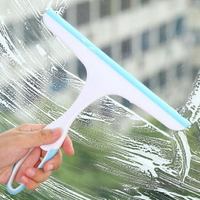 買一送一 家用軟膠玻璃刮水器窗戶擦玻璃清潔器玻璃器浴室瓷磚地板刮工具 LannaS
