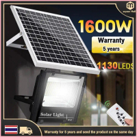 พร้อมส่ง-COD  【READY STOCK】MEM solar light outdoor lighting 1600W Solar Spotlight   lampu solar IP67