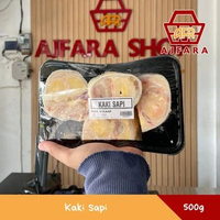 Kaki Sapi Potong Bersih 500g - Tunjang Kikil Sapi Irisan Bulat Tebal Kaya Kolagen untuk Sop Kaki Kik