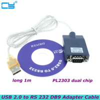 USB 2.0 to RS 232 DB9 COM Serial Port Device Converter Adapter Cable PL2303 Double Chip The Best Quality is Faster