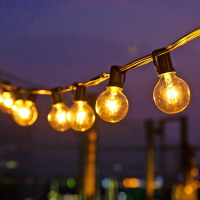 免運 G40燈串愛迪生燈泡裝飾燈串玻璃泡燈S14燈串戶外庭院燈串 雙十一購物節