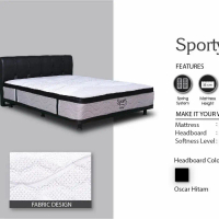 springbed central type sporty new silver sandaran x1 ukuran