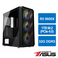 華碩B650平台[天域猛神]R5 9600X/32G/1TB_M2