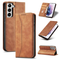 10pcs Leather Flip Case for Samsung Galaxy A50 A70 A21S A31 A51 A71 A32 A52 A72 S20 S21 S10 S9 S8 Wallet Cards Phone Bag Cover
