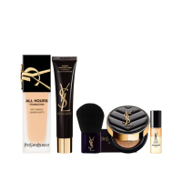 【YSL】官方直營 名模肌密保濕底妝組(午夜粉底25ml+水凝露40ml)