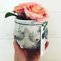 Concrete Silicone Mold Flower Pot Making Stoneware Chest Design Succulent Flower Pot Cement Jar Mold