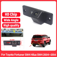HD CCD 1080*720 Fisheye Rear View Camera For Toyota Fortuner SW4 Hilux SW4 2004~2013 2014 Car Reverse Parking Accessories